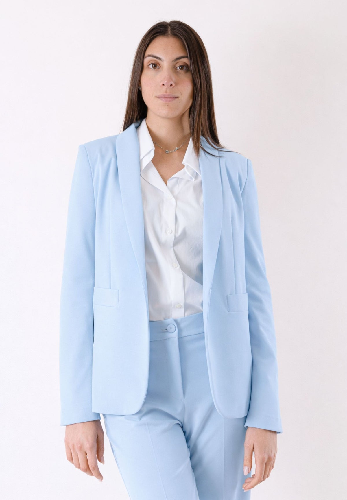 completo giacca m/petto pant palazzo PE26168
