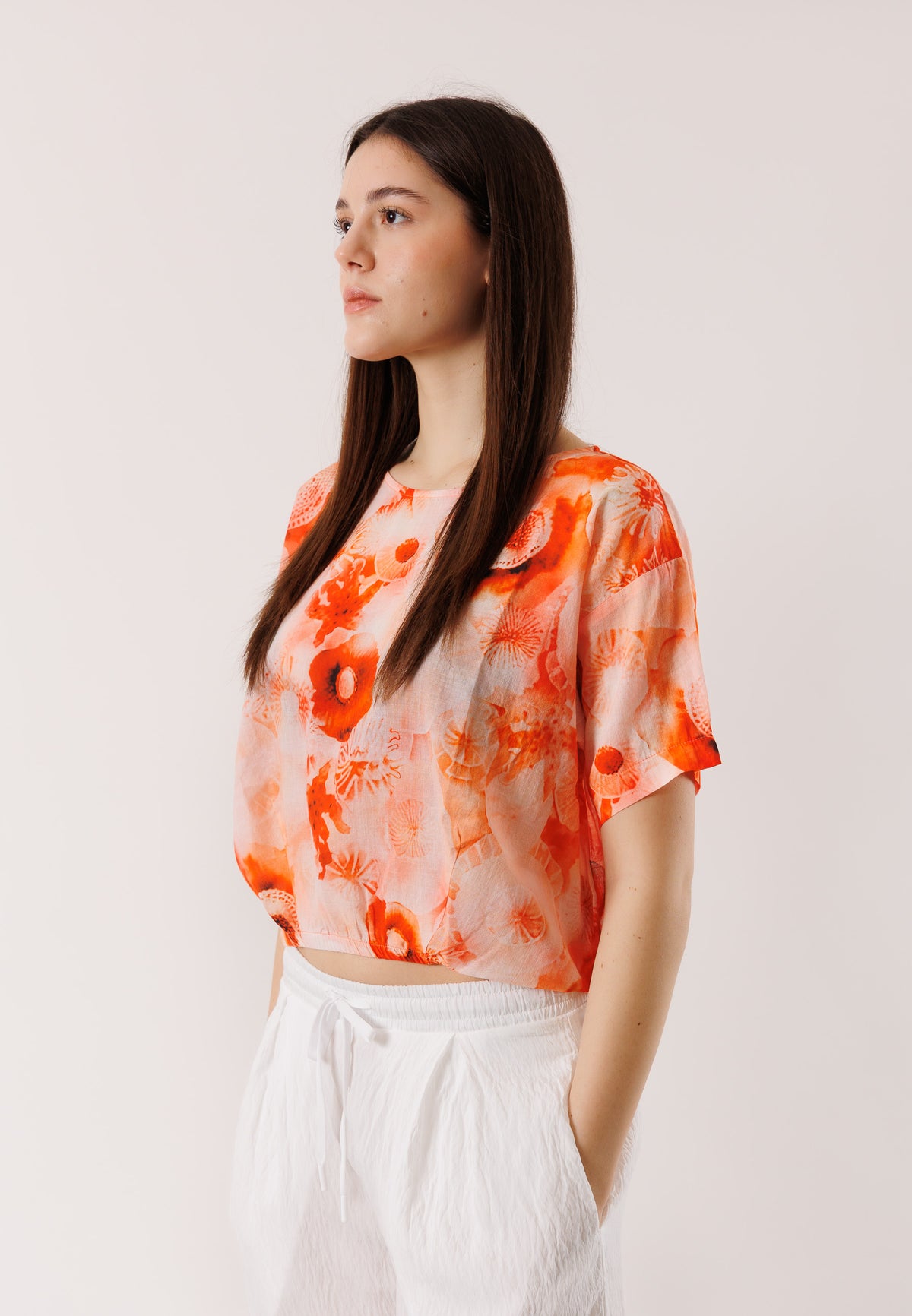 Women's DEHA SUNSET RED Top