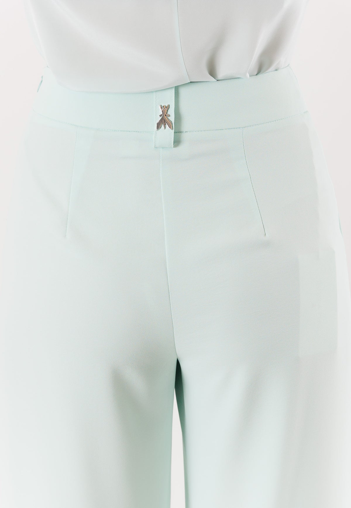 PATRIZIA PEPE Women's Light Aqua Trousers