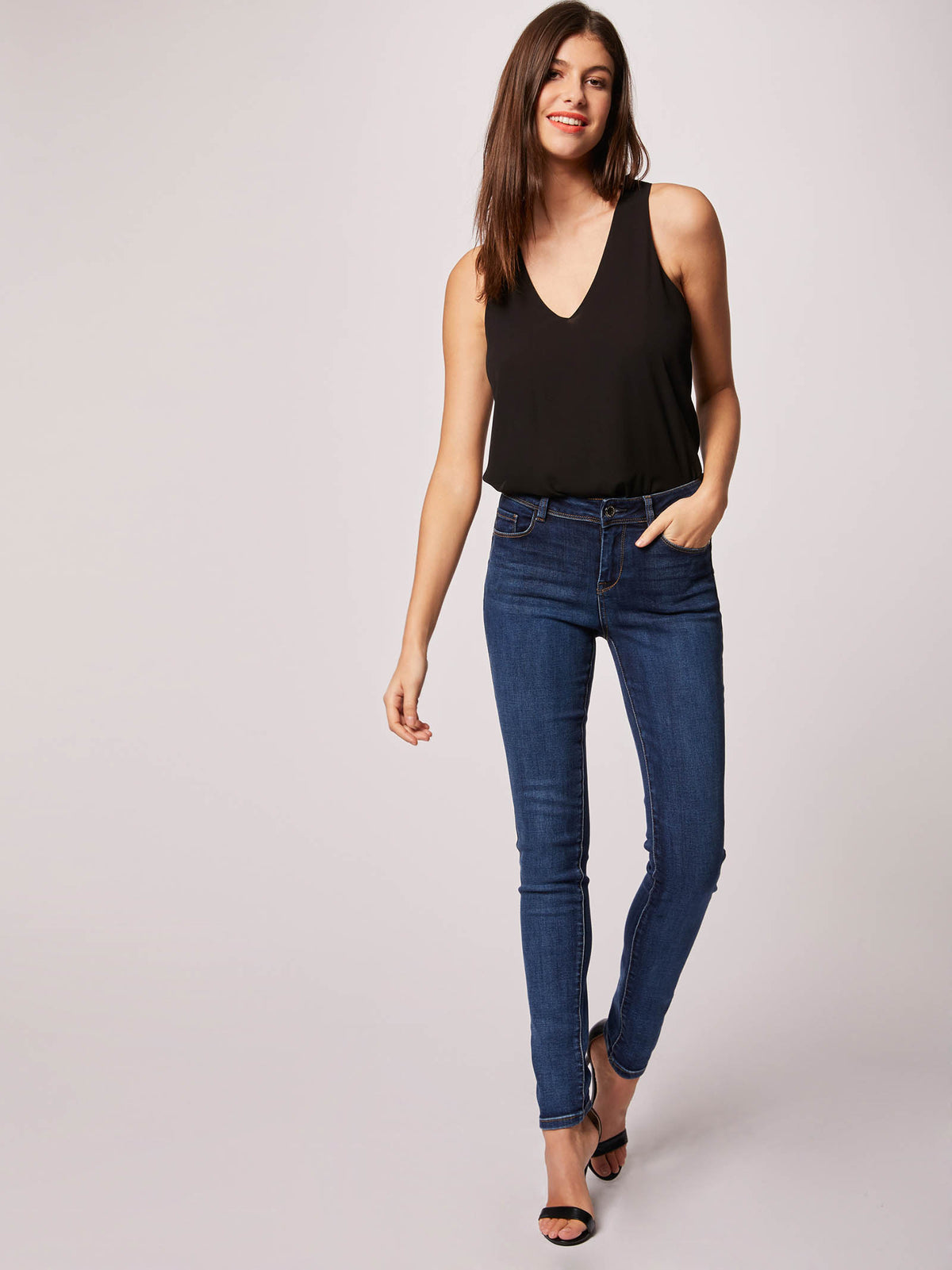 Jeans slim fit POM.P ( TAGLIE FRANCESI )