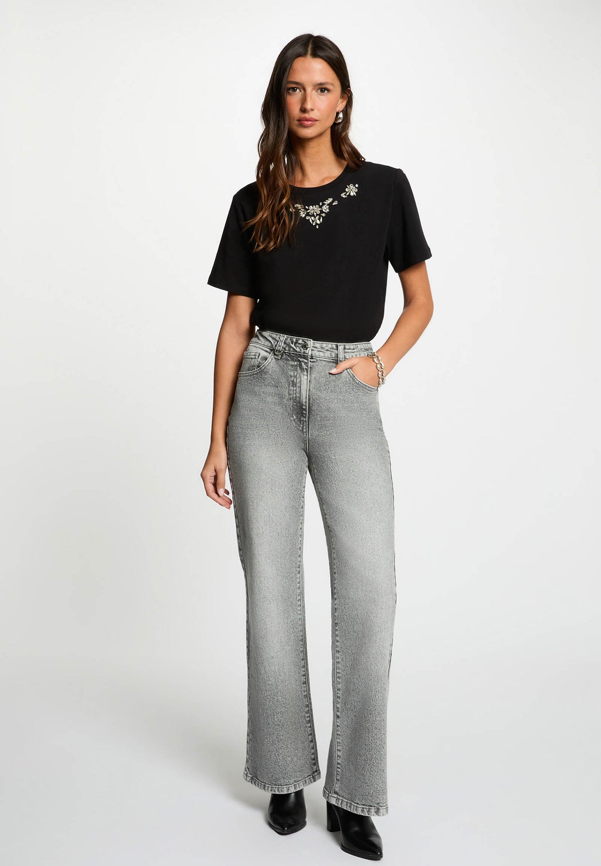MORGAN DE TOI Women's T-shirt BLACK