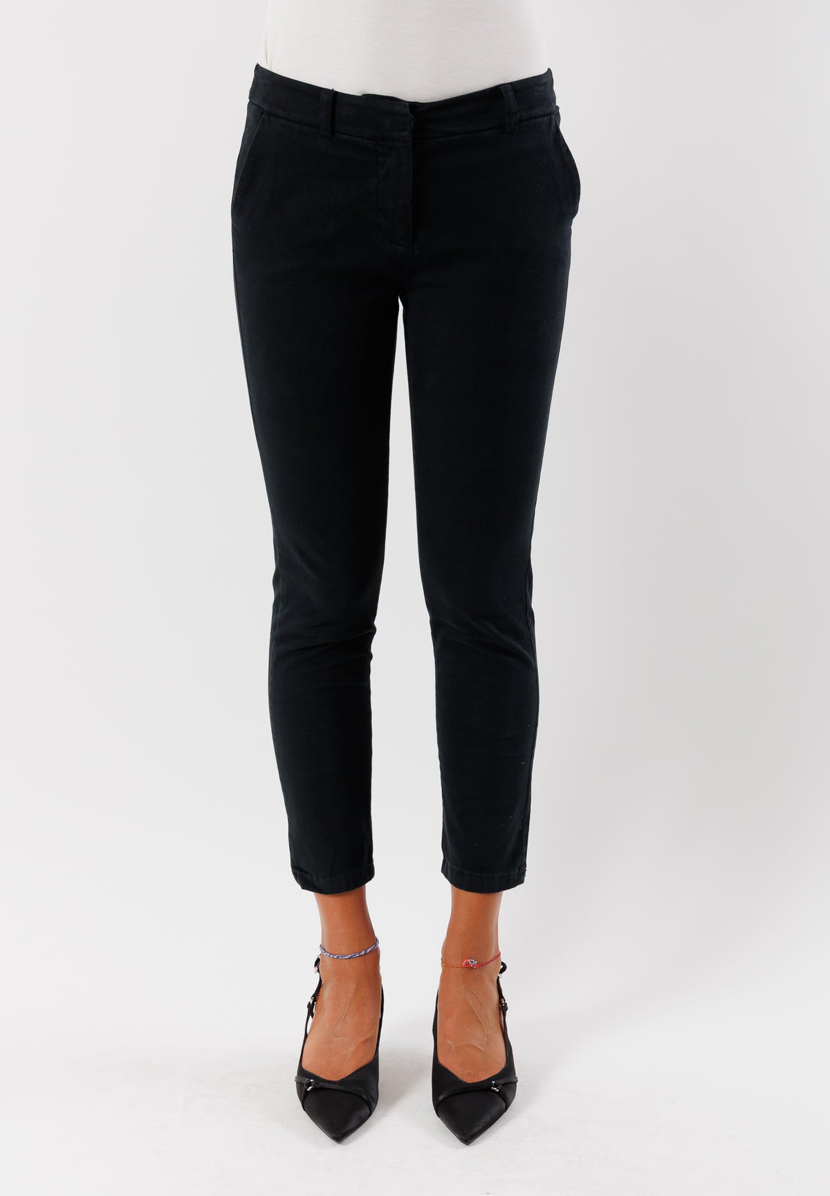 TT3000CNERO-BLACK - Trousers - KONTATTO