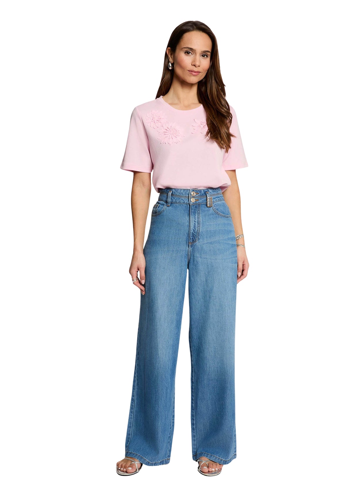 Pantaloni ampi vita alta in Tencel PILOFI - TAGLIE FRANCESI