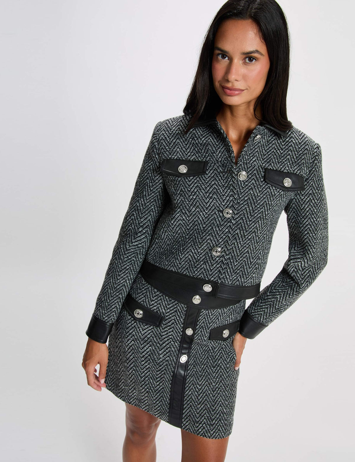 Morgan VDEGGY giacca cropped spigata
