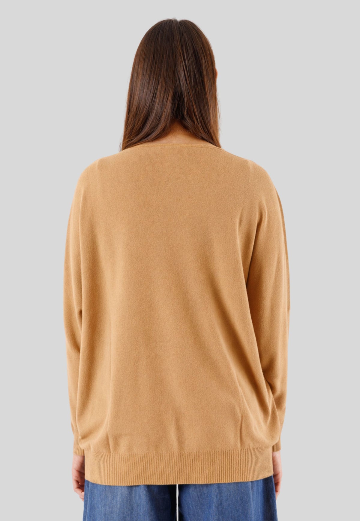 Maglia viscosa Scollo a V  linea morbida 3M0815C