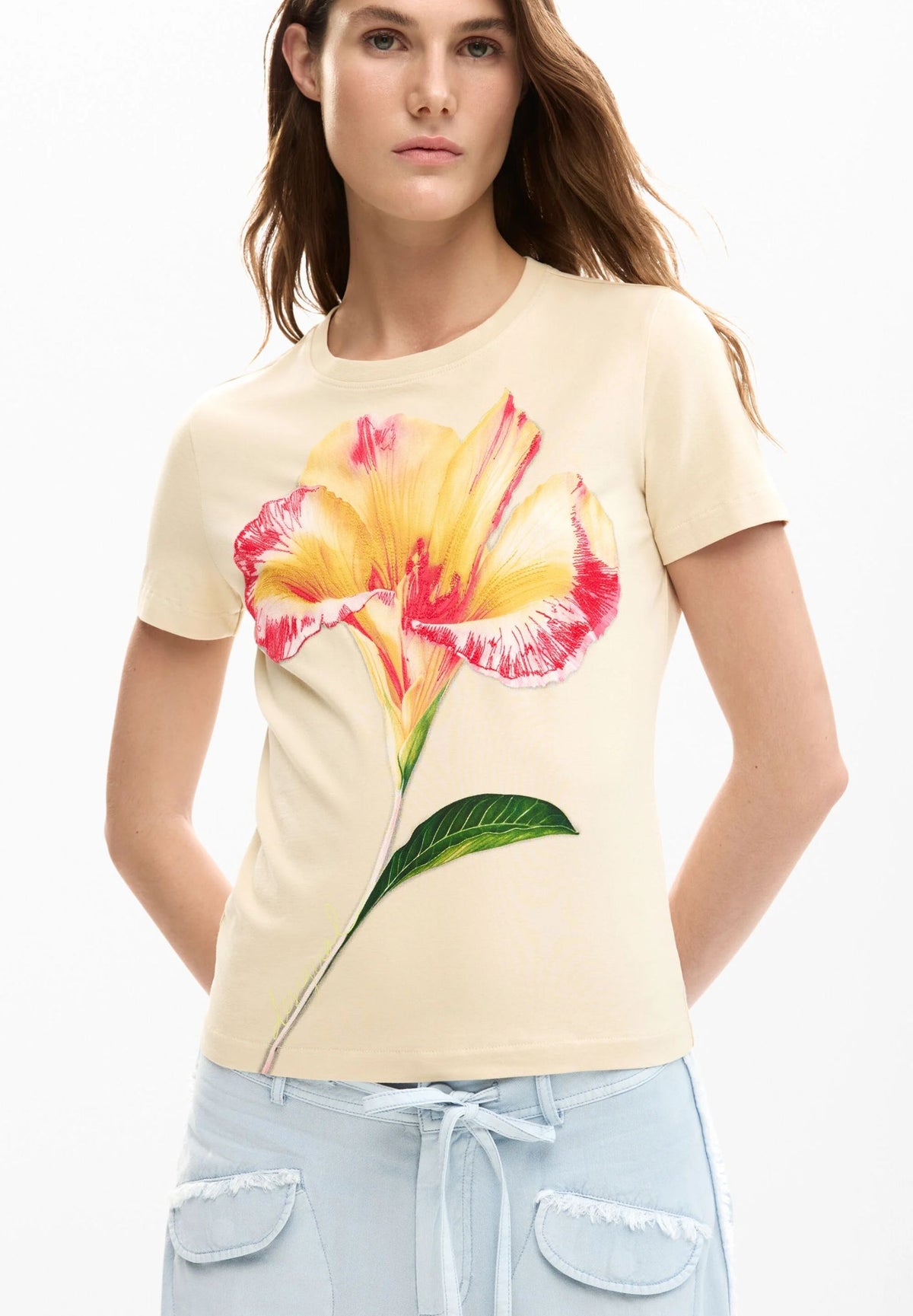 DESIGUAL Women's T-shirt White
