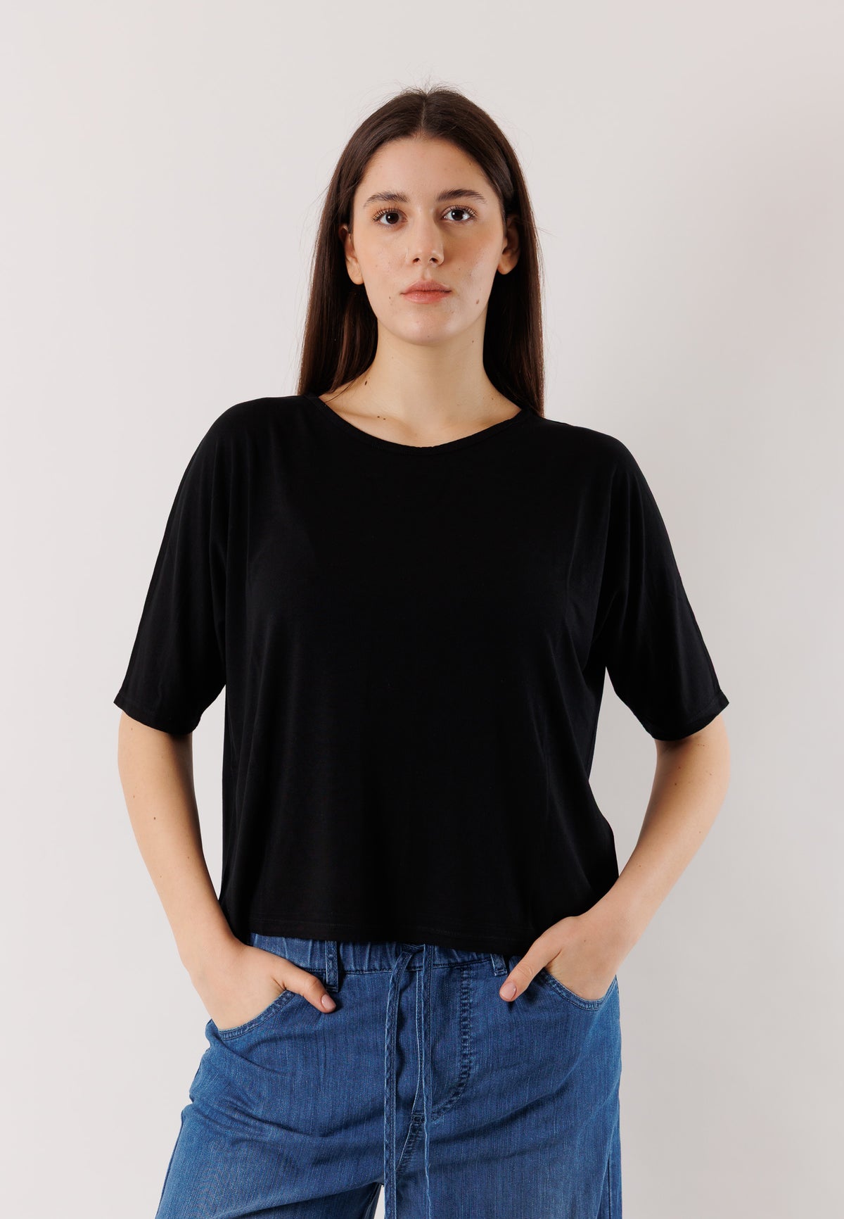 T-shirt morbida manica corta D42290