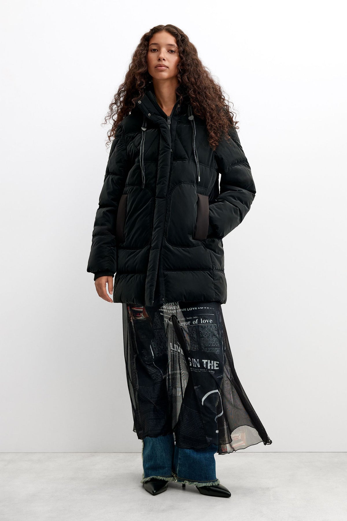 cappotto imbottito lungo 26WWEW542000