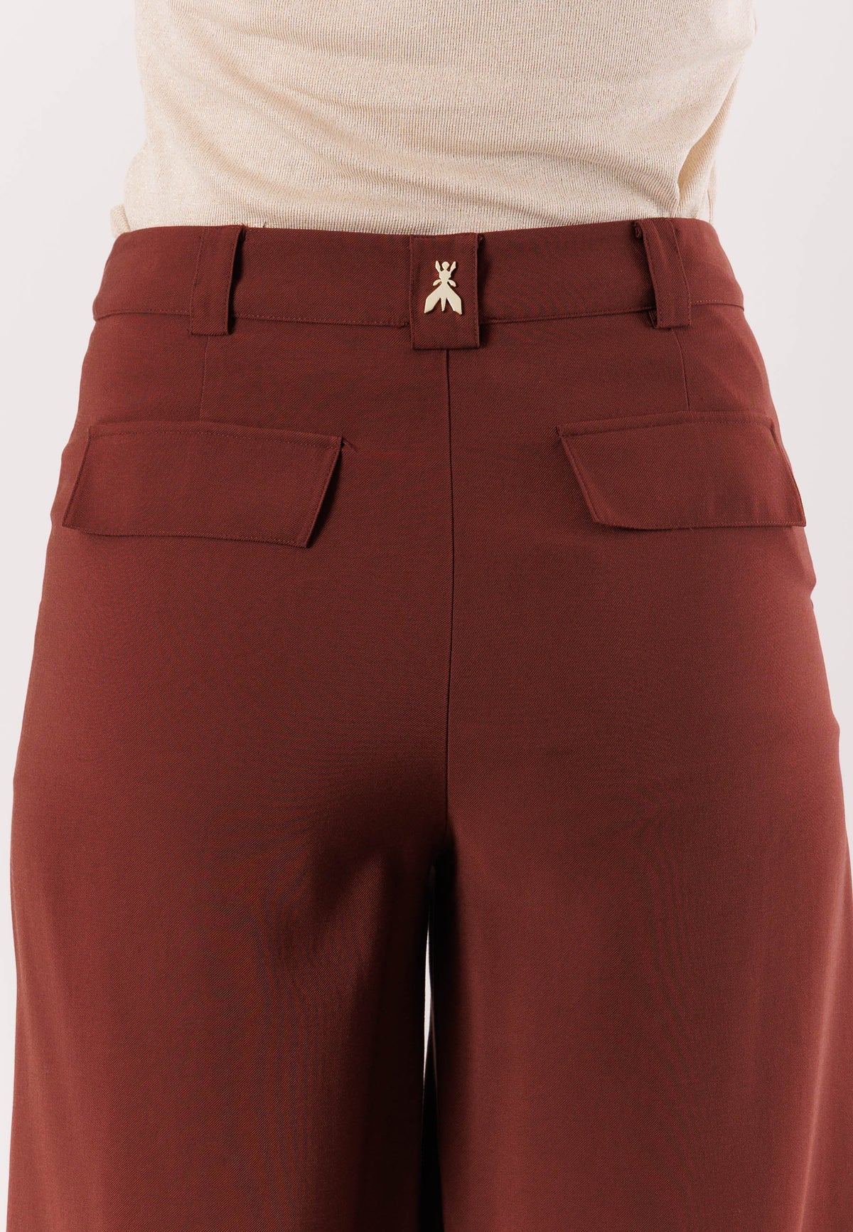 PATRIZIA PEPE Women's Wood Brown SHORTS