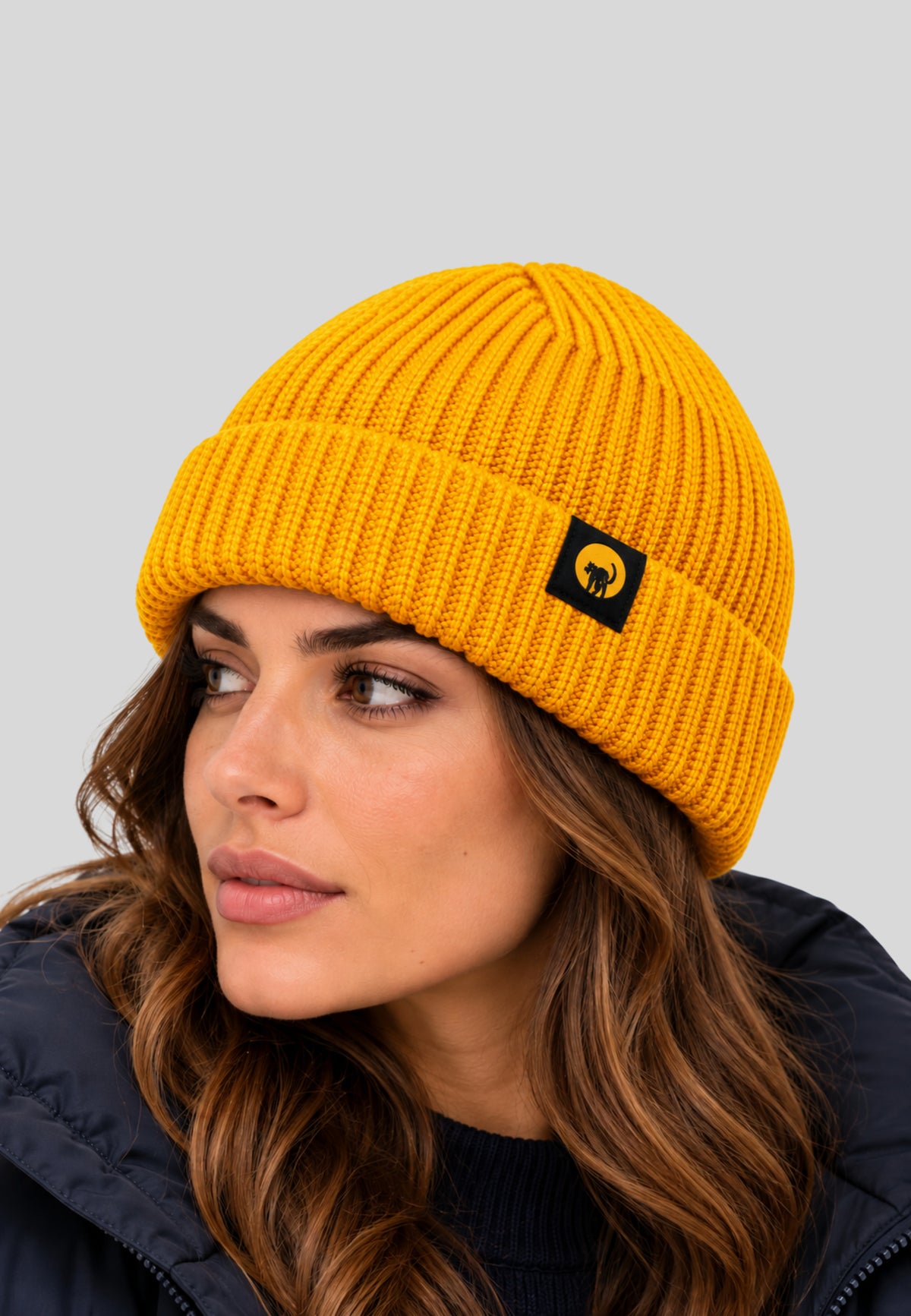 Cappello Unisex Ciesse Piumini Gold Fusion in Maglia a Costine KASEMGOLD FUSION