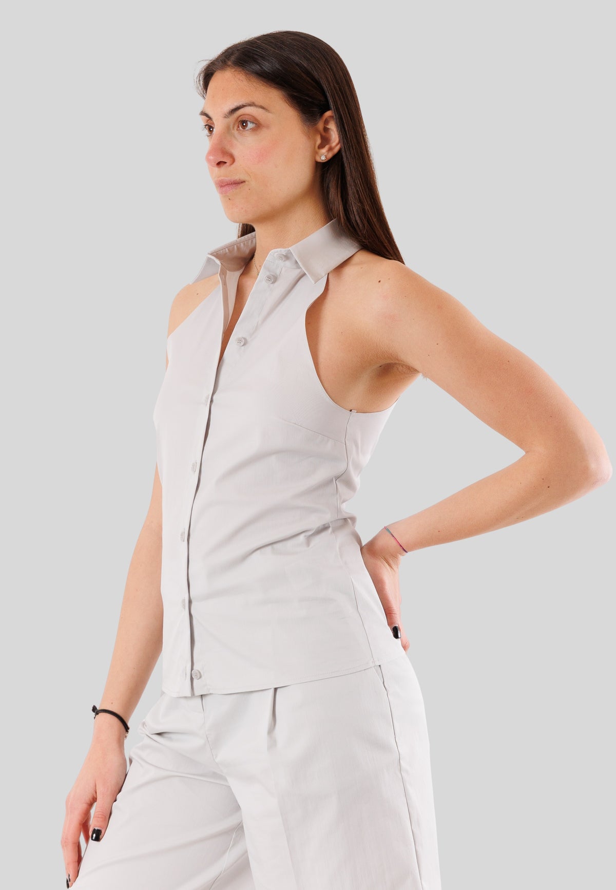 Camicia PATRIZIA PEPE Donna Fresh Gray