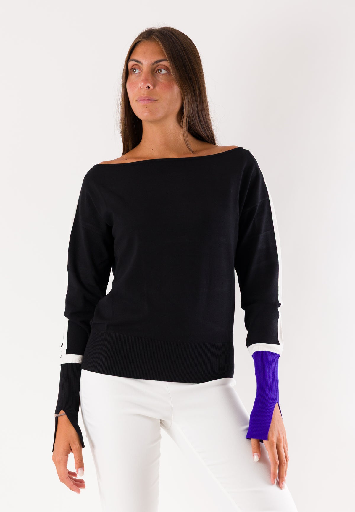 Maglia bicolore Patrizia Pepe 8K0387K7X5