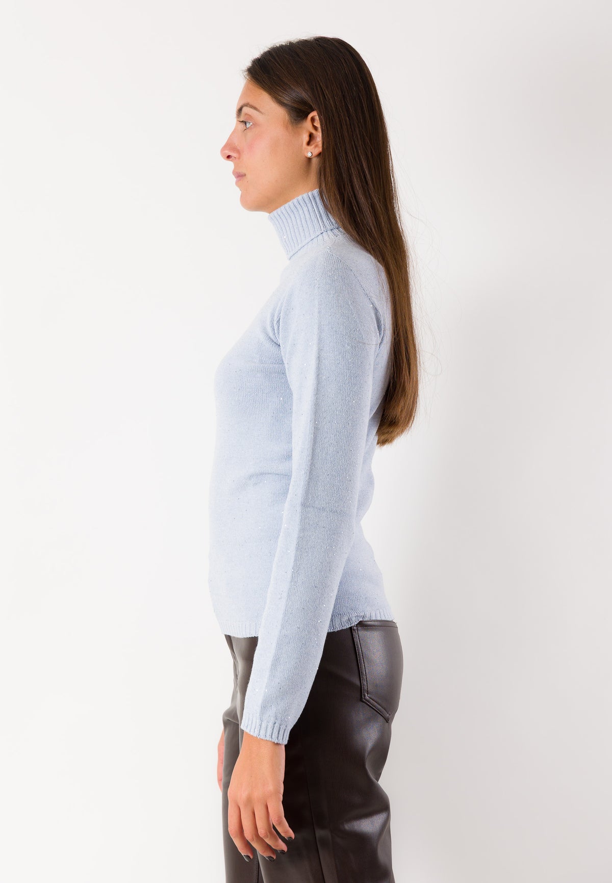 Pull dolcevita essenziale aderente 3M1747