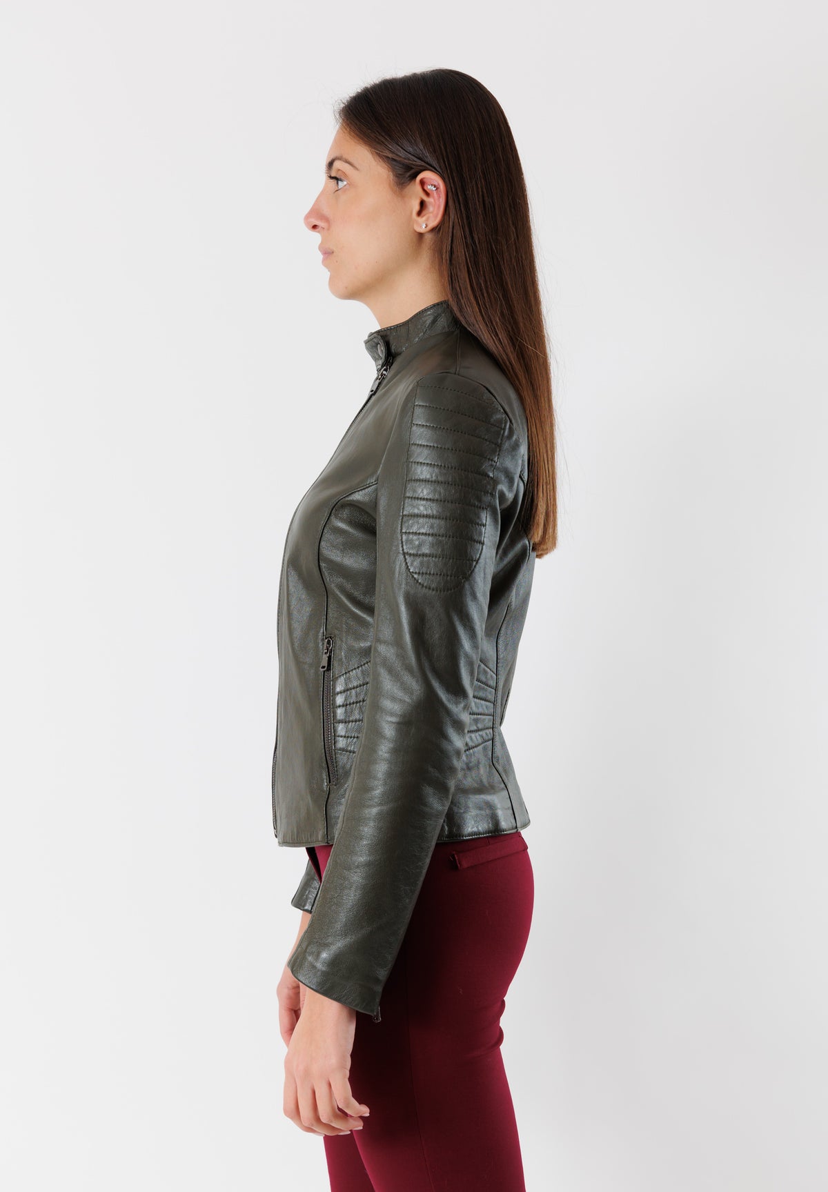 Giacca biker in vera pelle GB1953