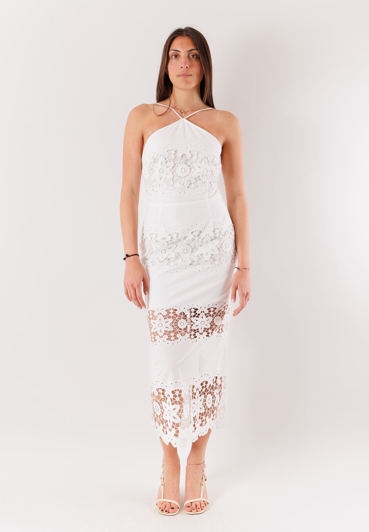 PATRIZIA PEPE Women's Dresses Optic White