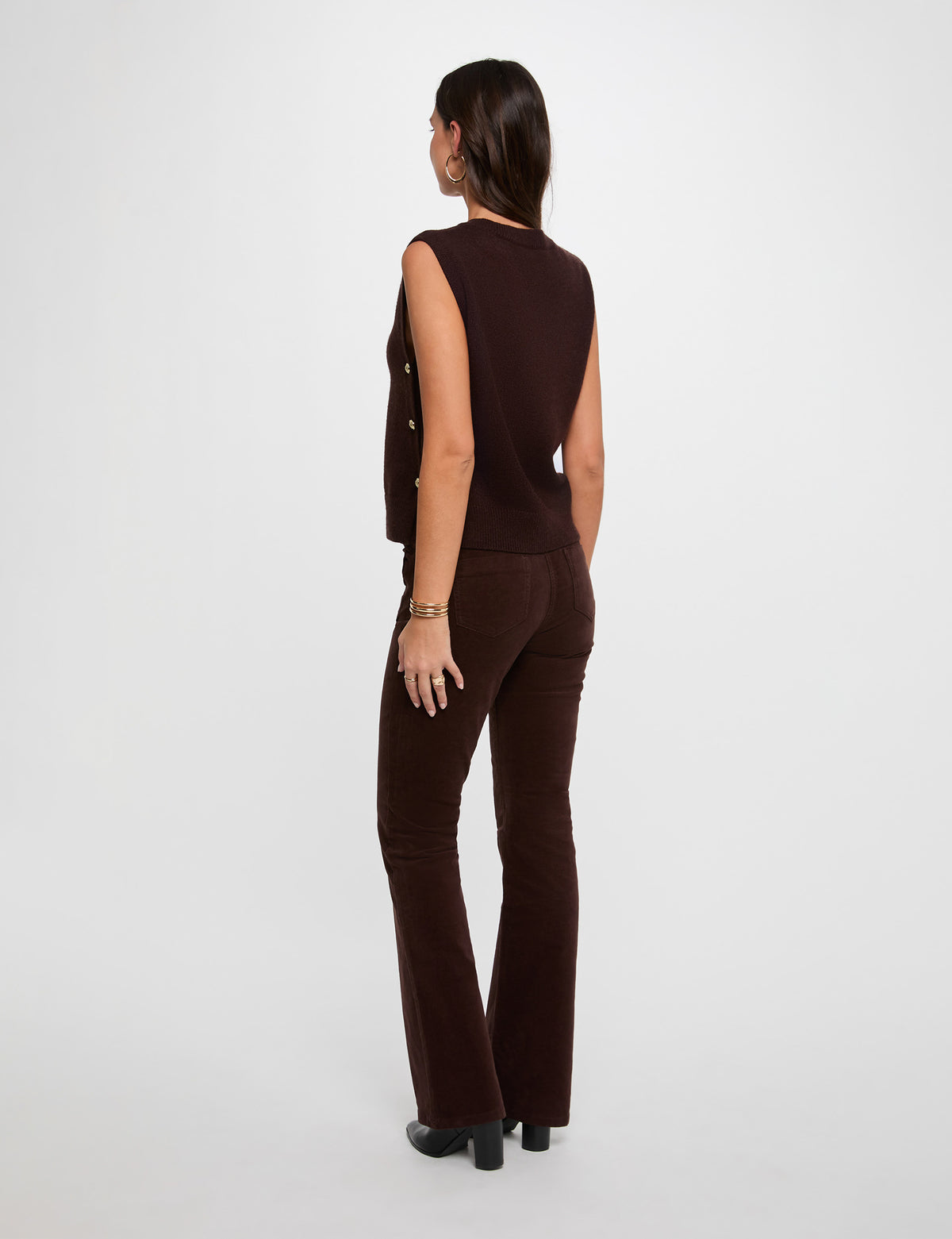 Morgan POLENO pantaloni flare in velluto
