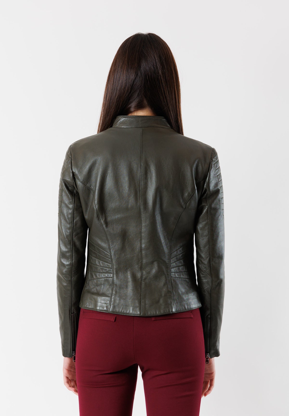 Giacca biker in vera pelle GB1953
