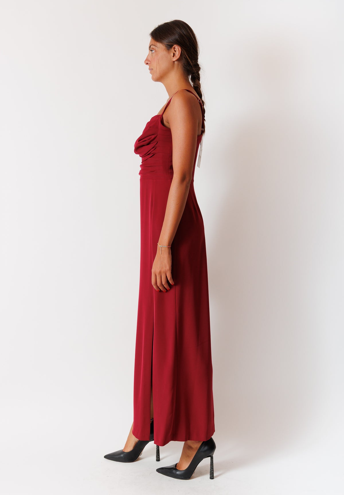AI25663BORDEAUX - Dresses - MESANGE
