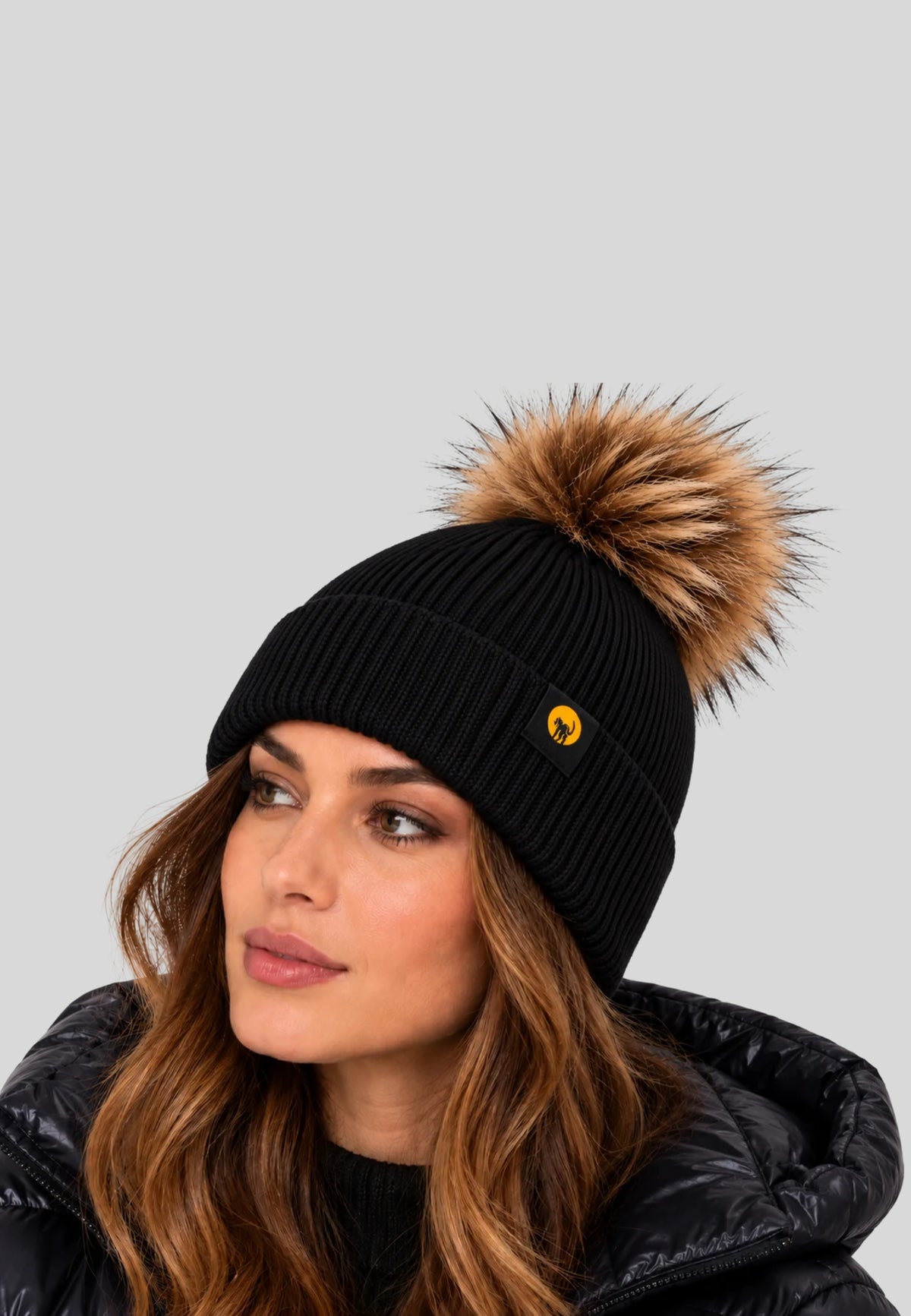Cappello Unisex Ciesse Piumini con Pompon VEGAJET BLACK