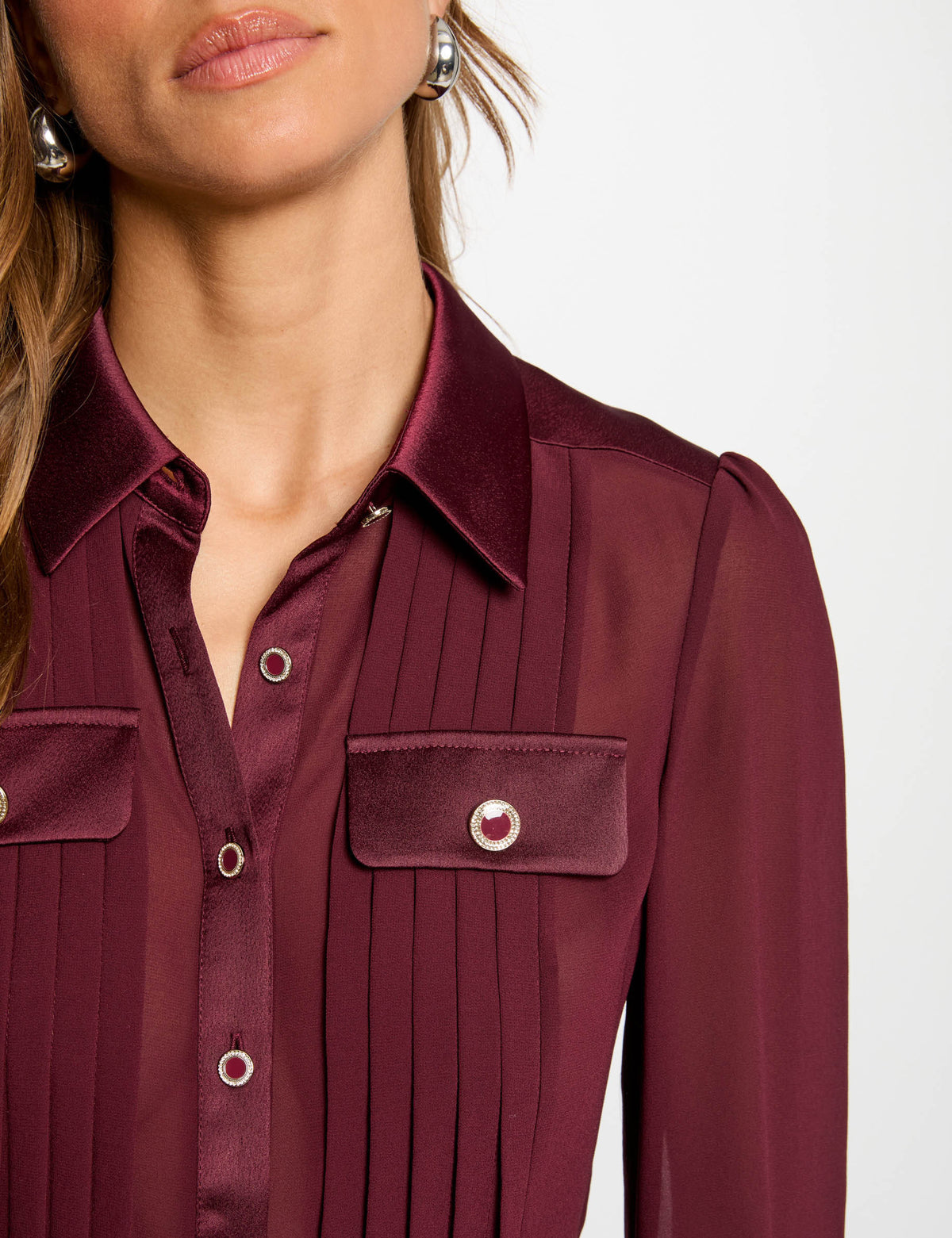 MORGAN DE TOI Women's Shirt PRUNE