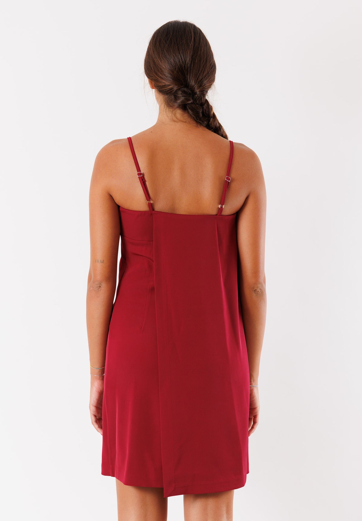 AI25639BORDEAUX - Dresses - MESANGE