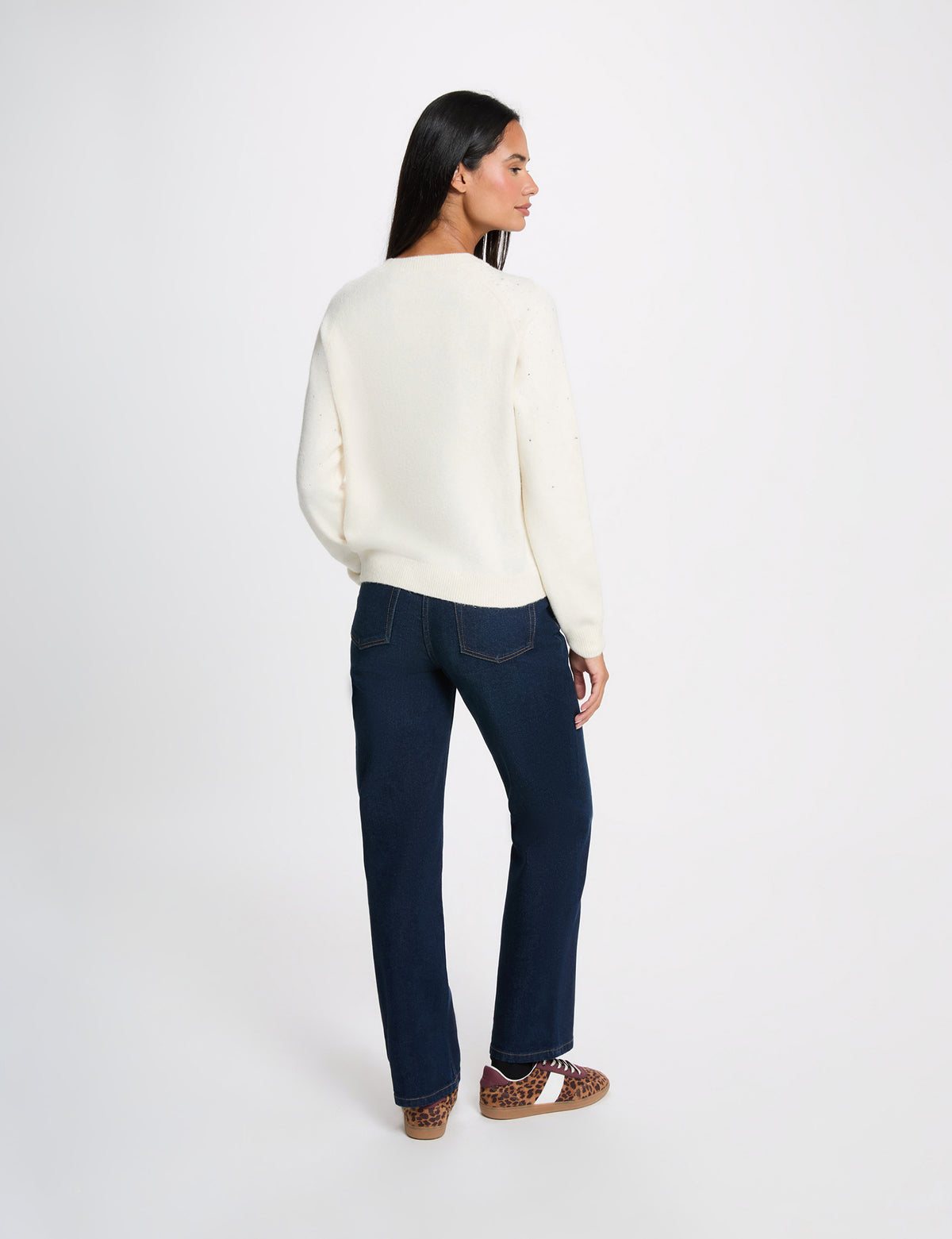 Morgan MFETE maglia con strass
