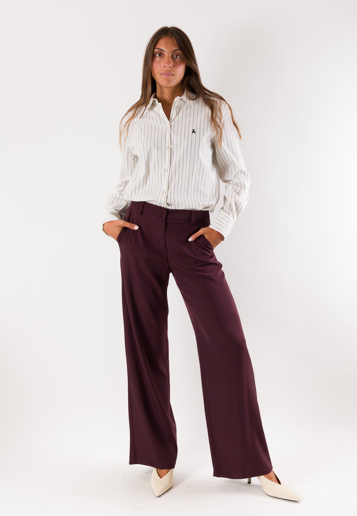 Camicia righe Patrizia Pepe 8C0339C0254