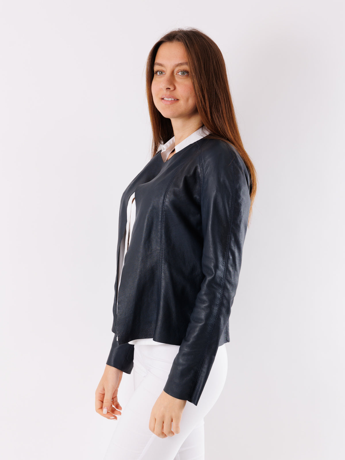 Giacca in Vera Pelle Sfoderata GB3318