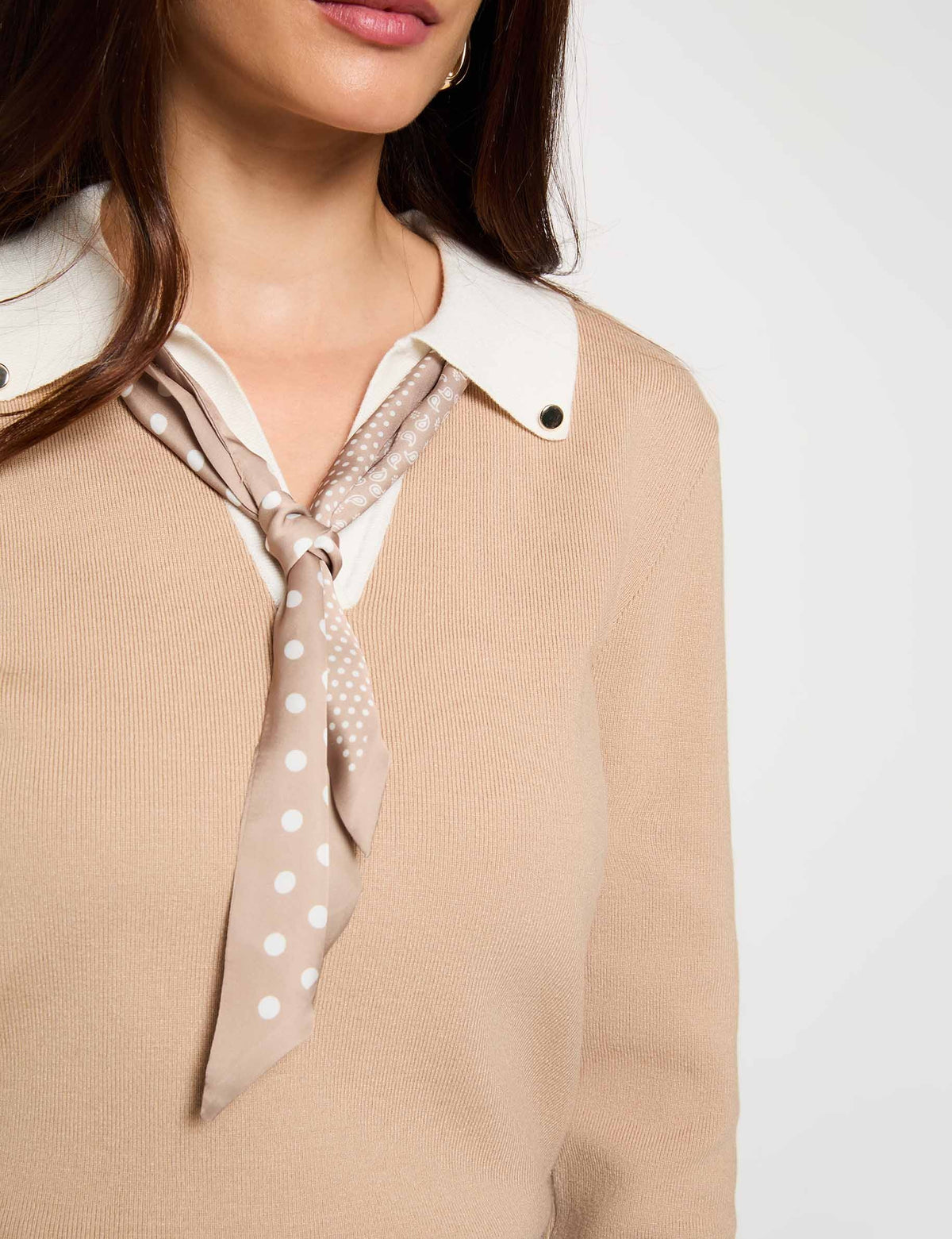 MORGAN DE TOI Women's Sweater PEANUT M