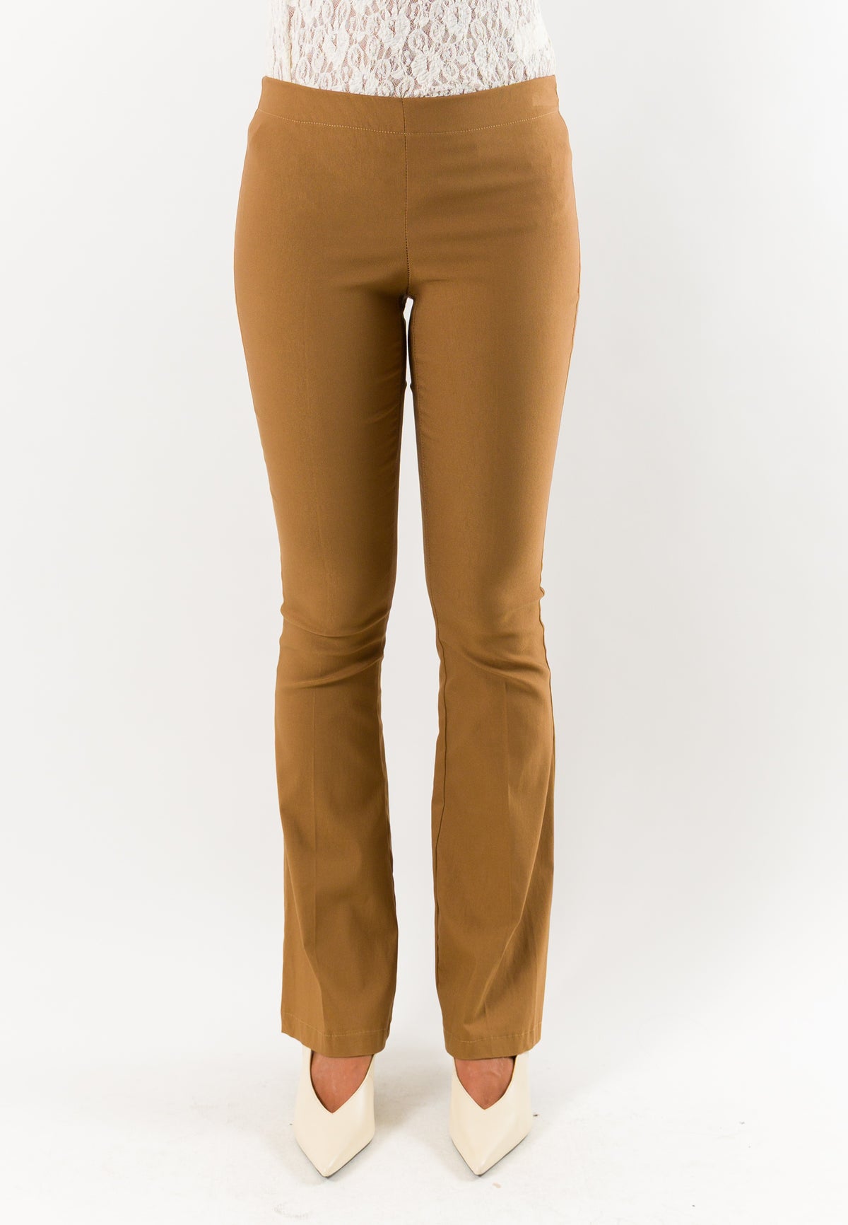 Pantaloni donna flare elasticizzati AI26647