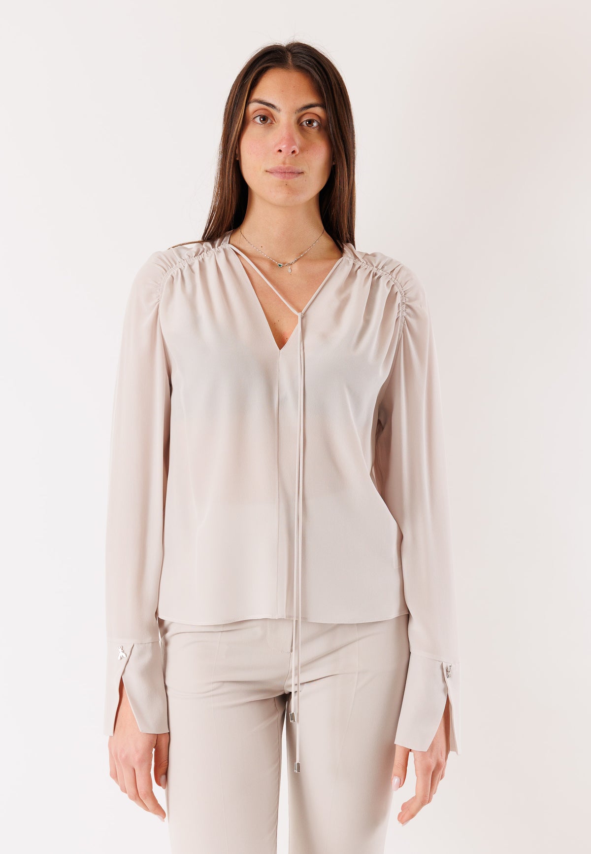 PATRIZIA PEPE Women's Blouse Cloud Gray