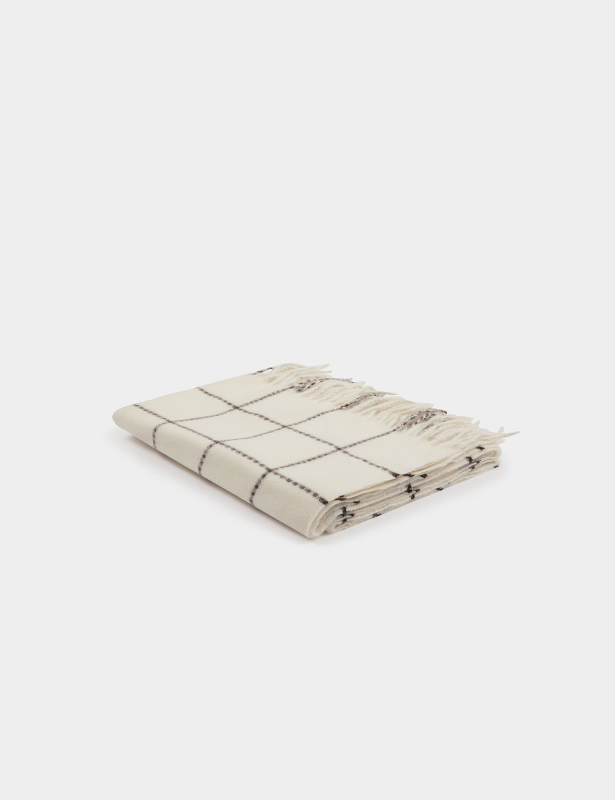 Sciarpa 5PIQUEOFFWHITE-NOIR