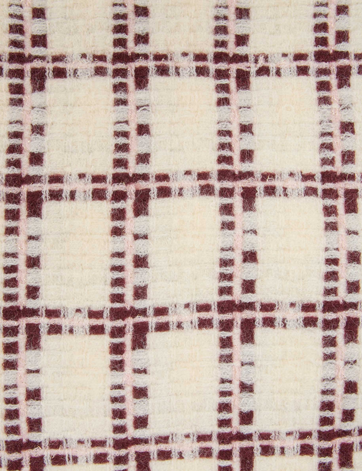 MORGAN DE TOI Women's Scarf IVORY-PLUM