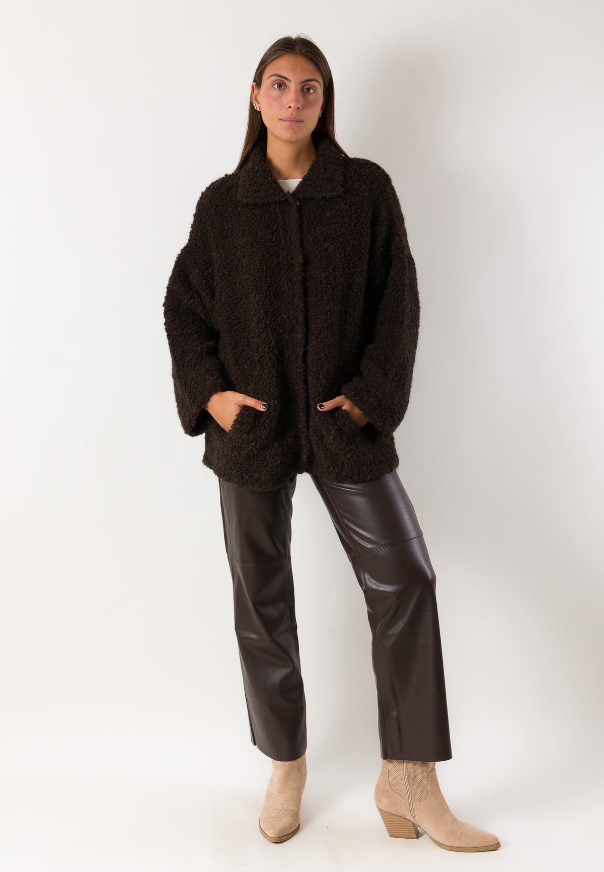Kontatto 3M1835 cappotto bouclé morbido