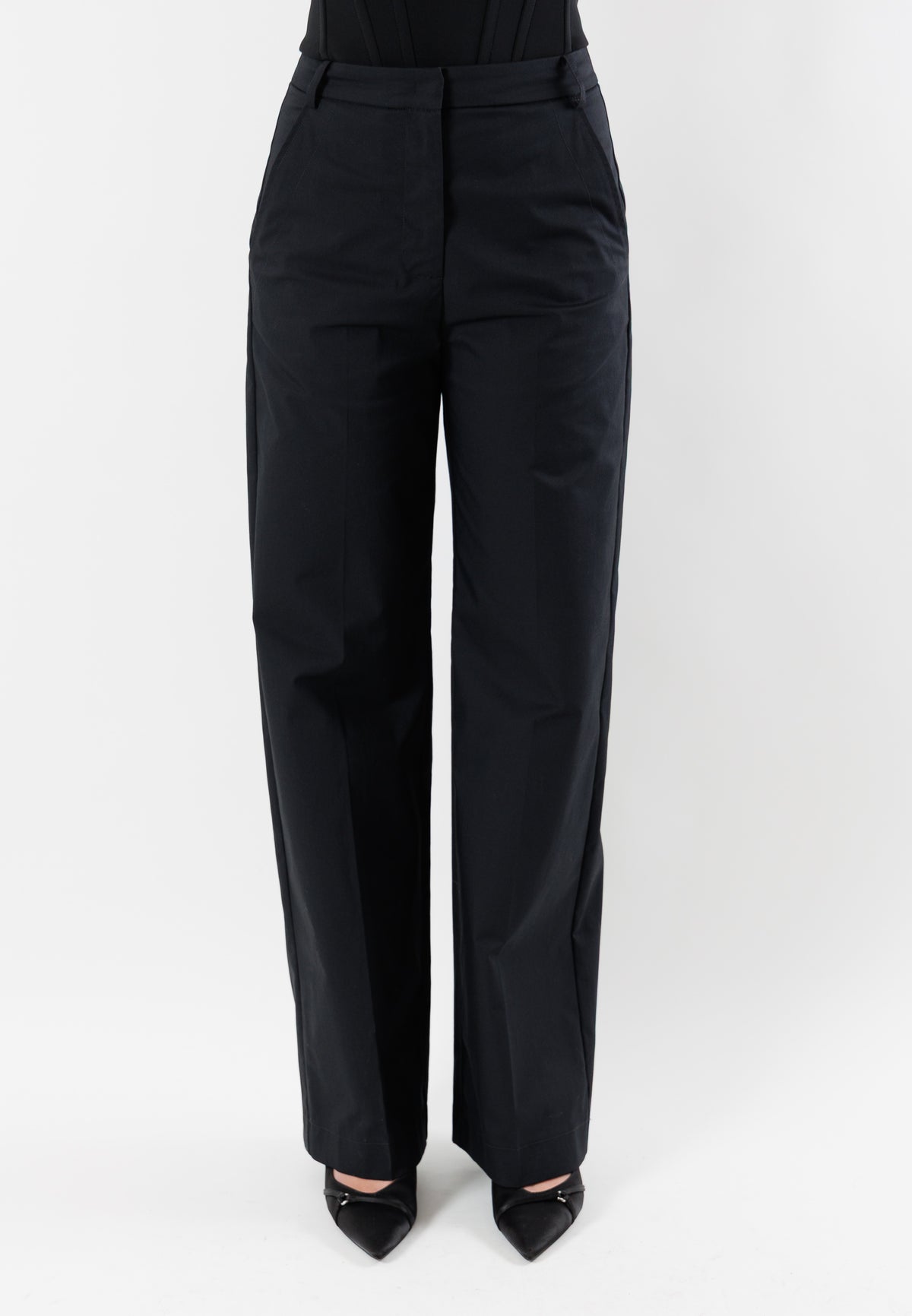 PATRIZIA PEPE Women's Black Trousers