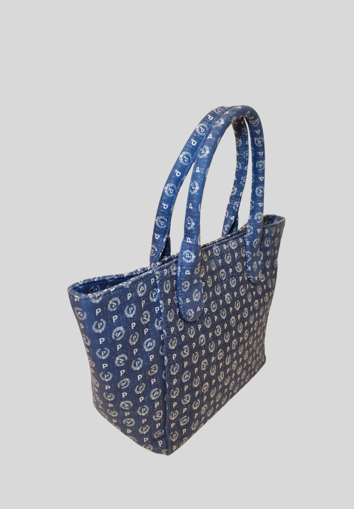 Shopper monogram blu heritage TE8482