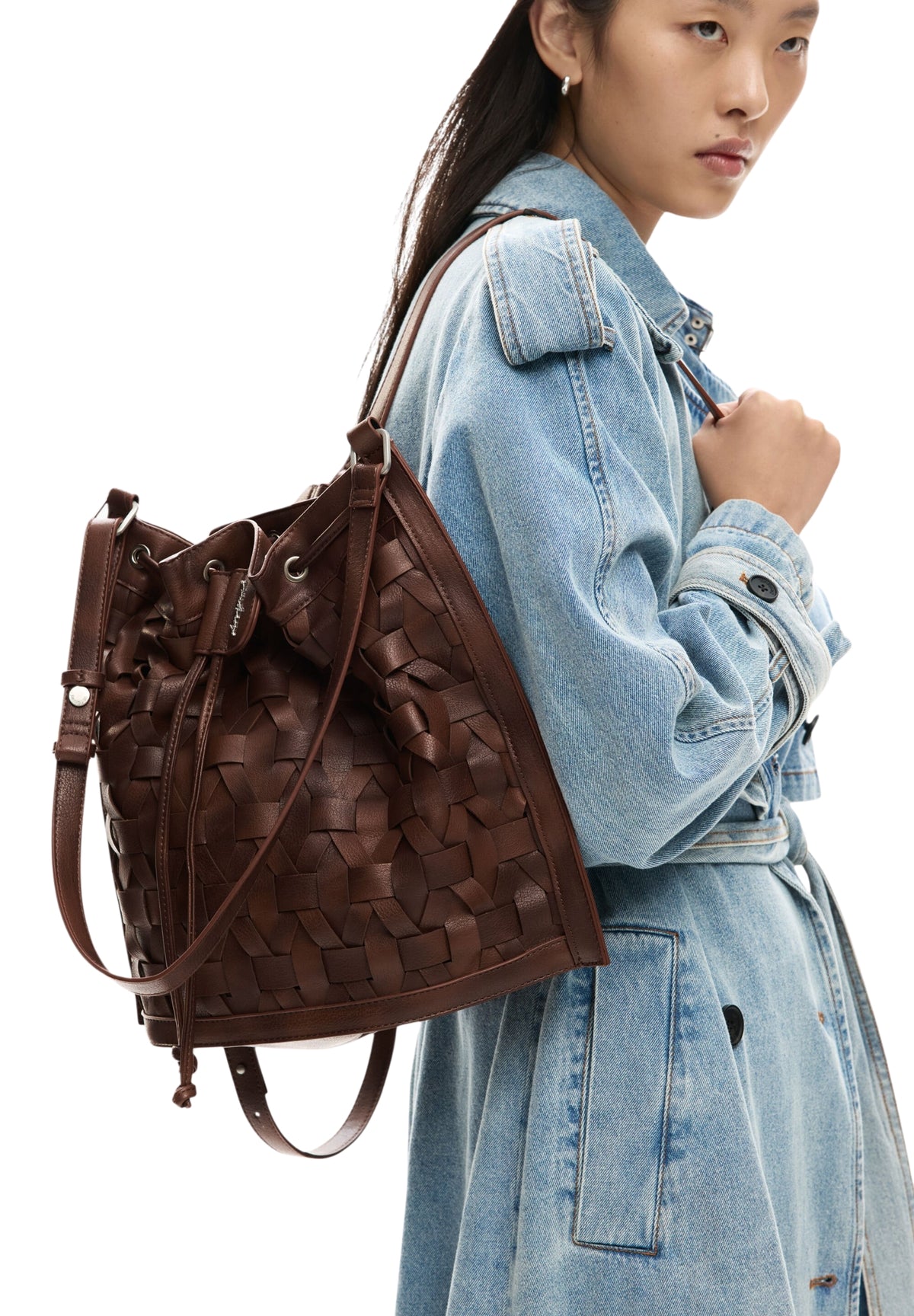 DESIGUAL Women's Brown Backpack