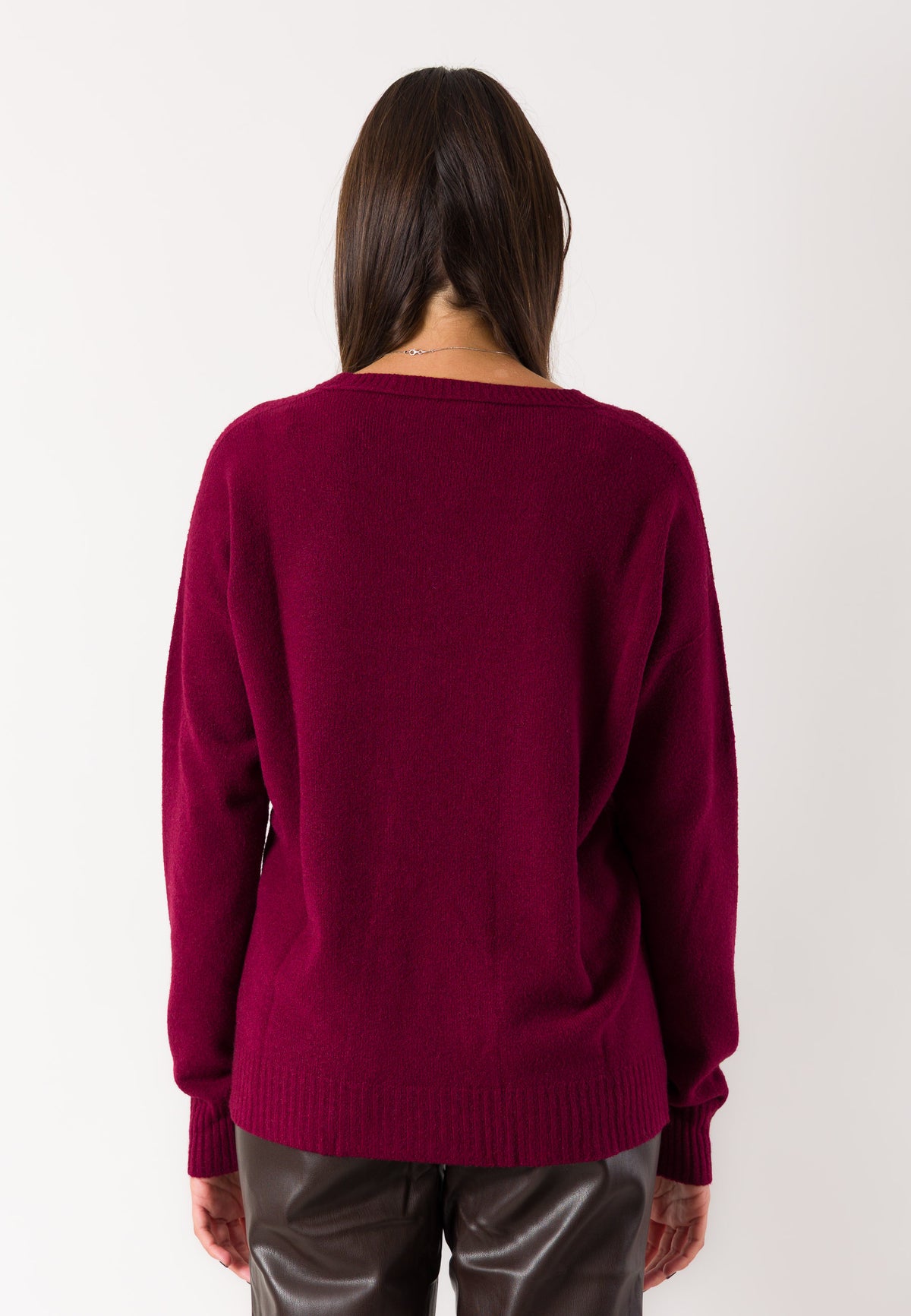 Maglia morbida scollo a V 3M1741