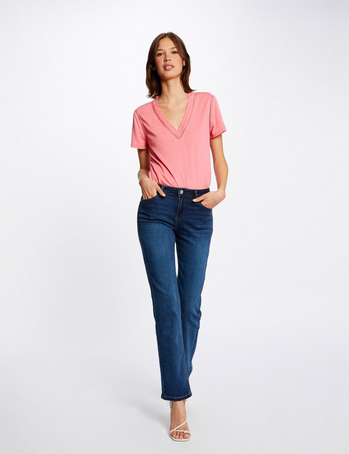 Jeans slim con vita regolare PDROIT ( TAGLIE FRANCESI )