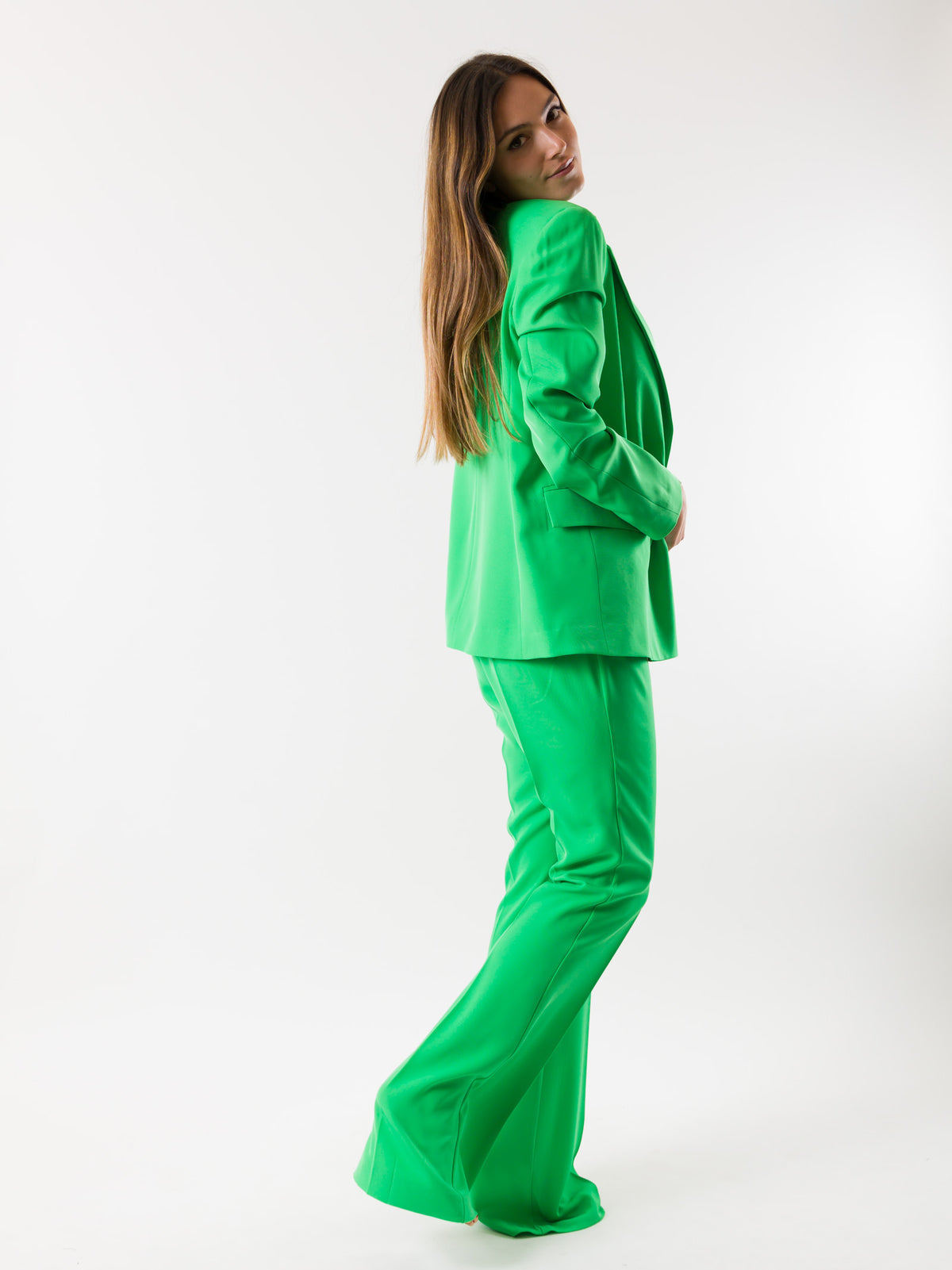 PE22029GREEN - Trousers - MESANGE