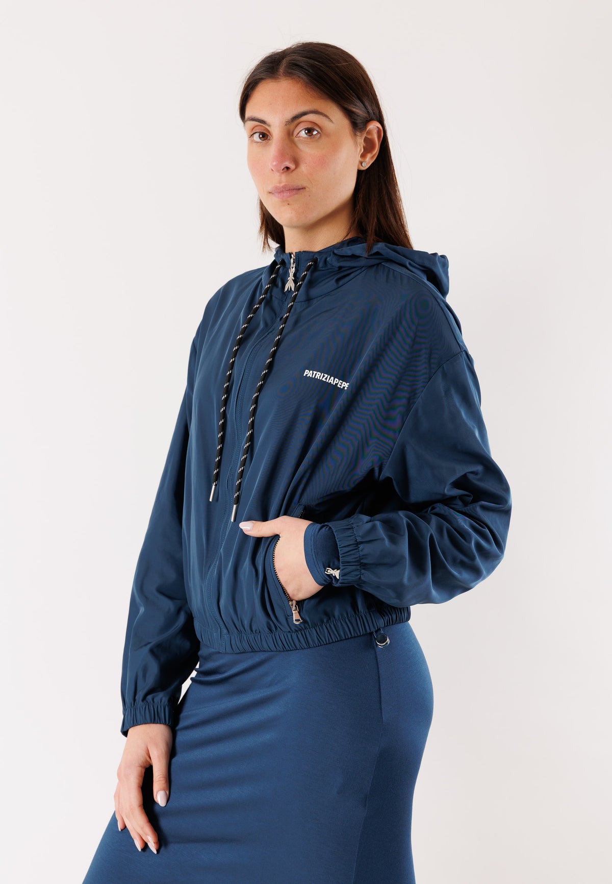 PATRIZIA PEPE Women's Lagoon Blue Jacket