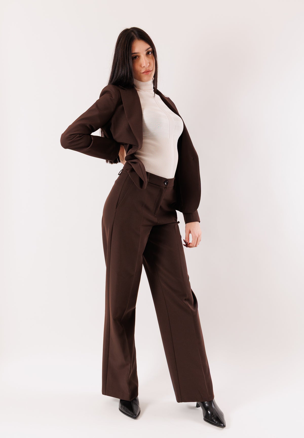 MESANGE Women's Jacket Dark Brown