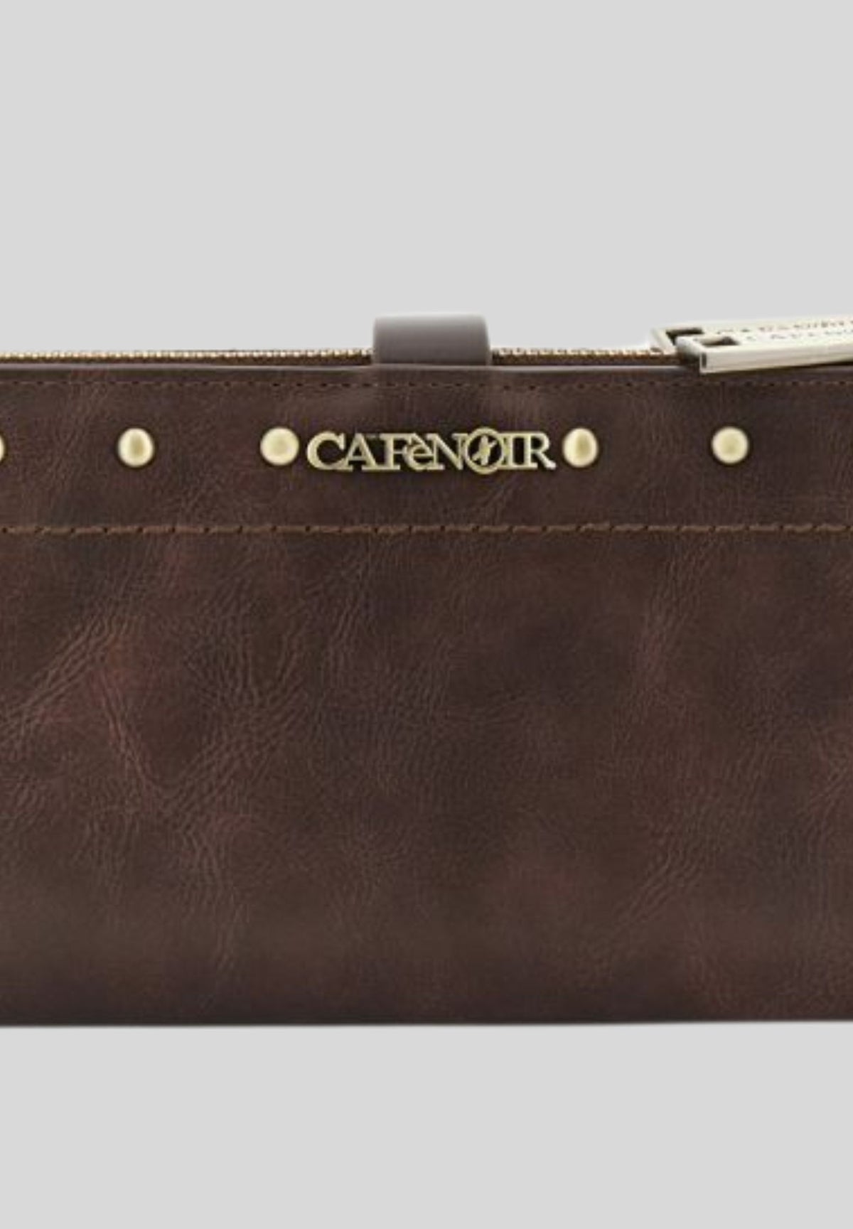 Portafoglio grande con zip effetto pelle vintage C4AG1112M