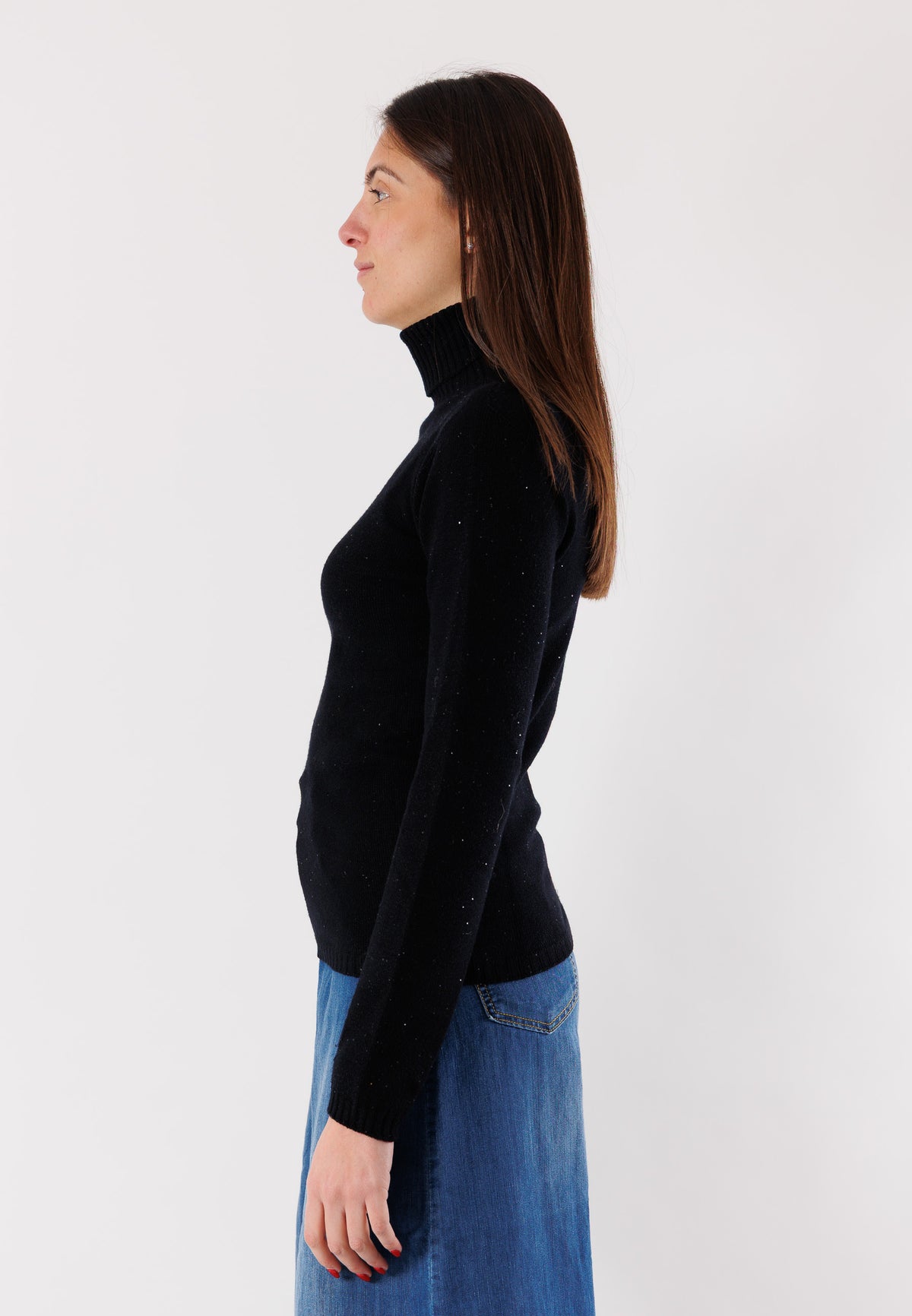 KONTATTO Women's Black Sweater