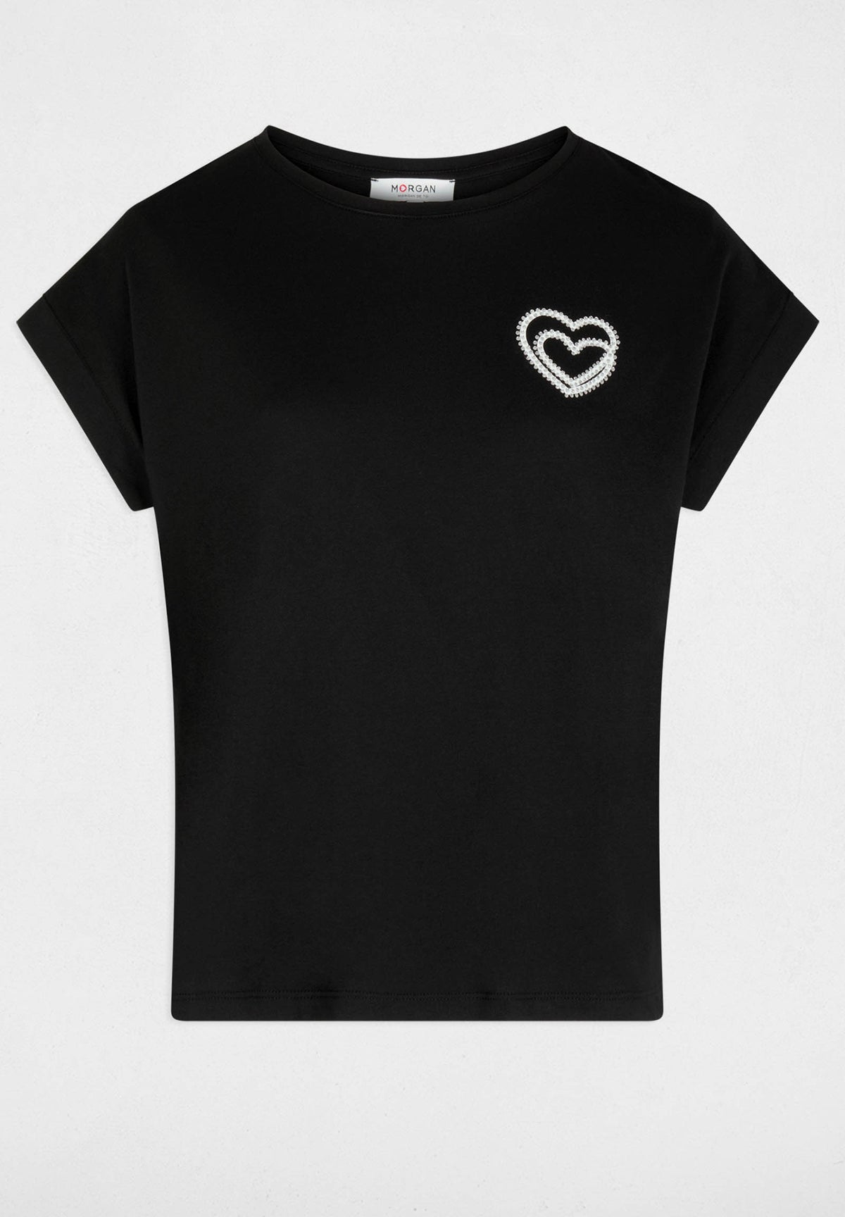T-shirt con logo cuore DIMOI