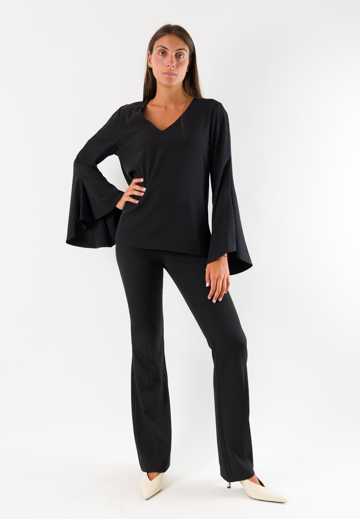 Casacca elegante maniche ampie AI26658