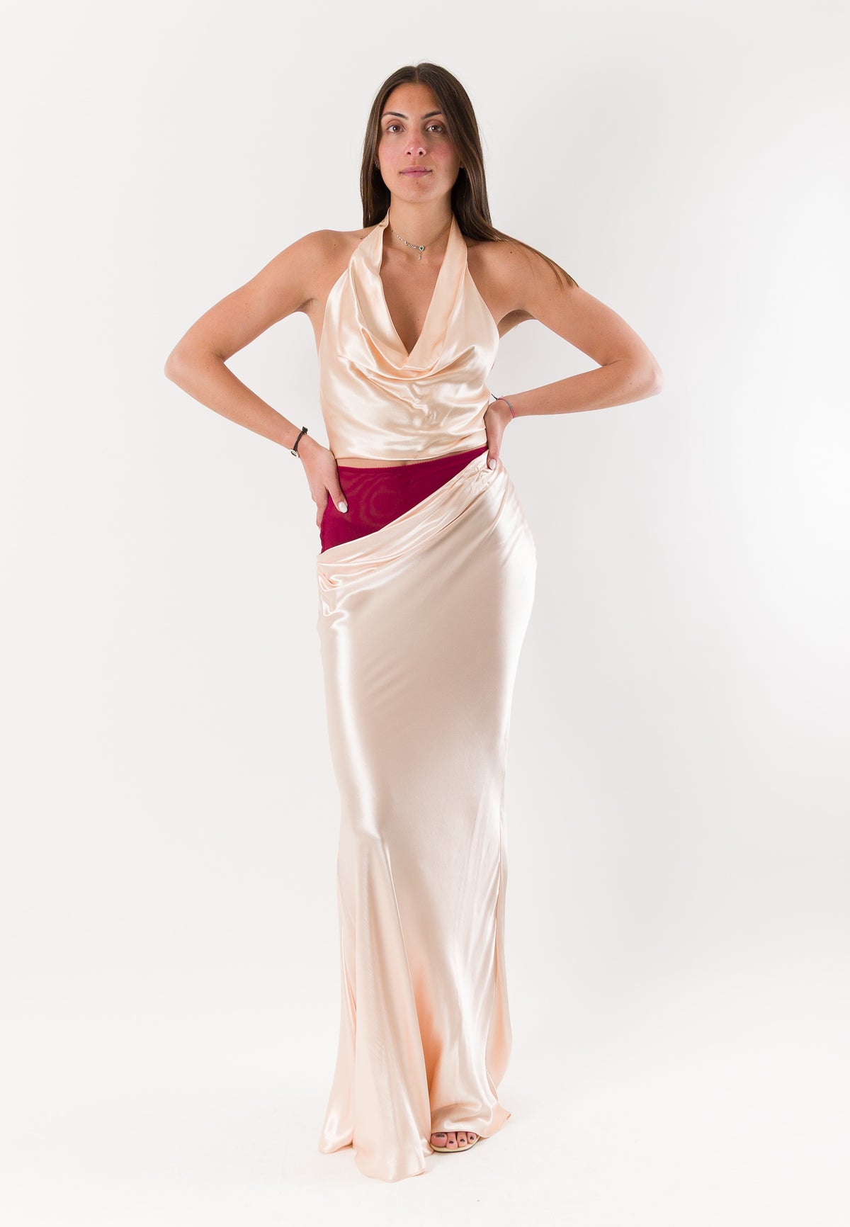 Top PATRIZIA PEPE Donna Silky Nude