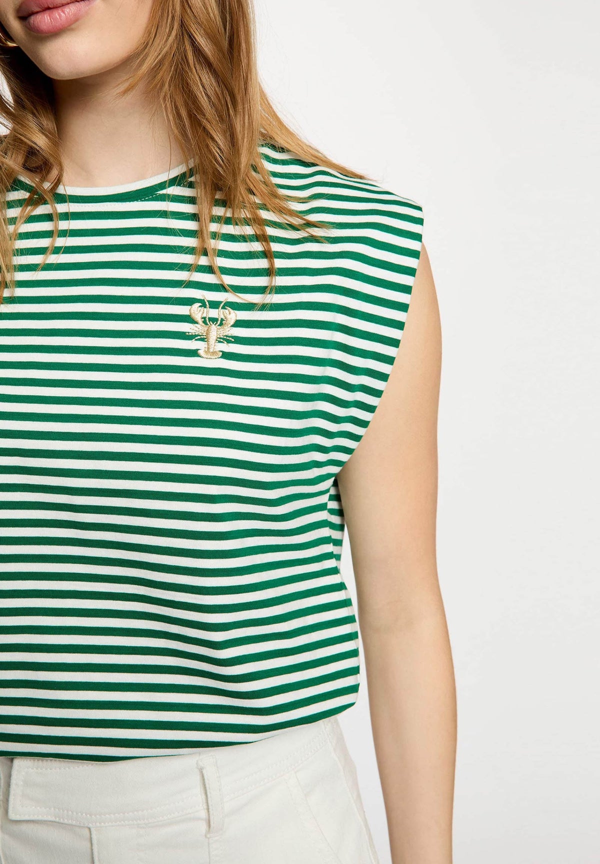 Women's MORGAN DE TOI Top PRAIRIE GREEN