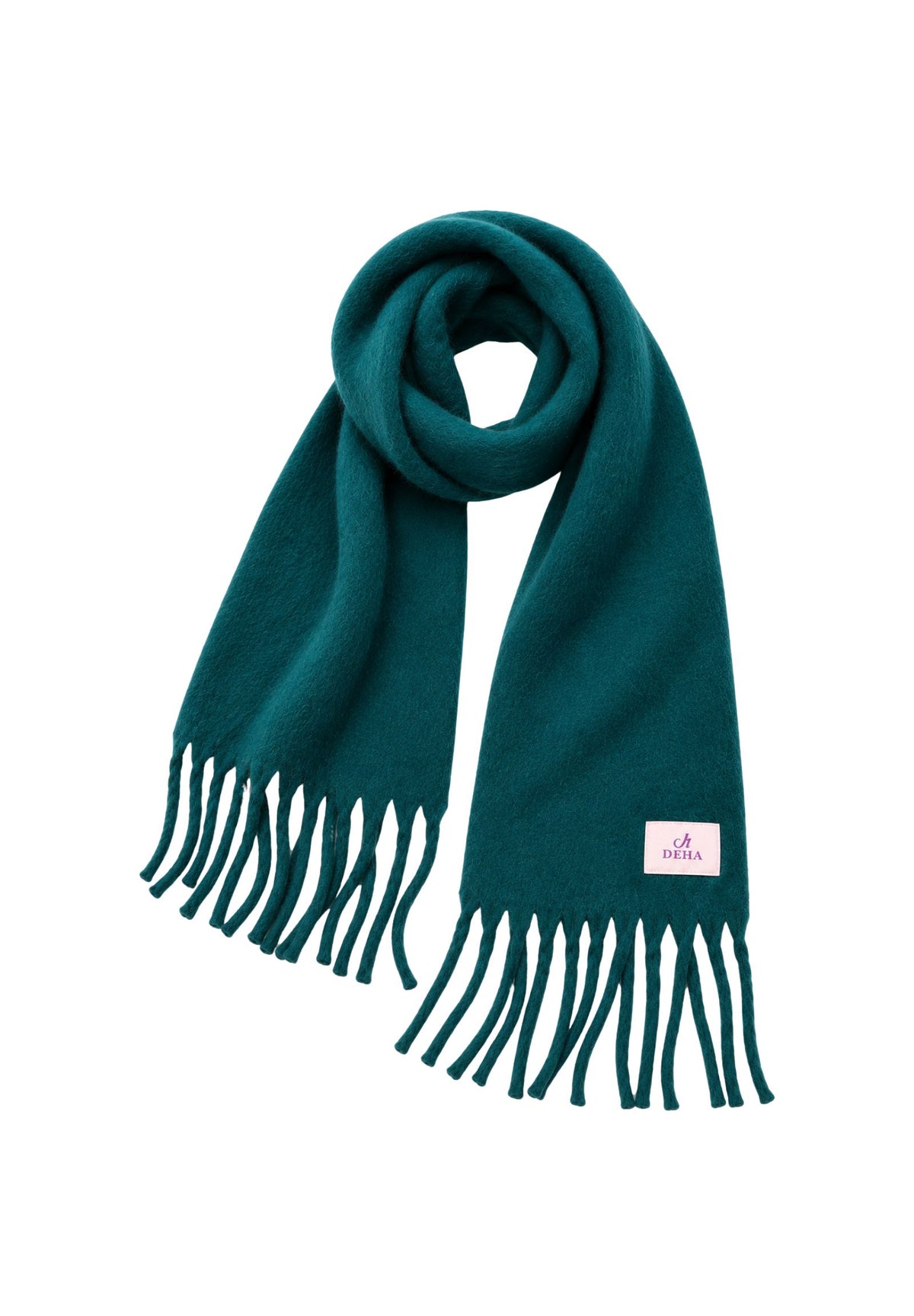 Sciarpa Donna DEHA con Frange – Teal Green D1291066520