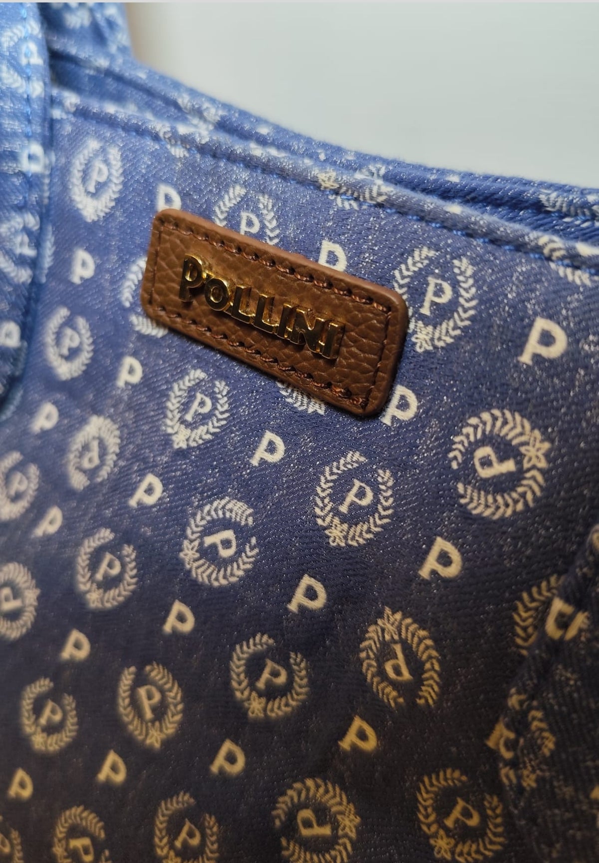 Shopper monogram blu heritage TE8482